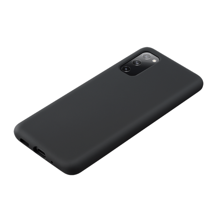 Coque en Gel de Silicone Doux pour Samsung Galaxy S20 FE/FE 5G, Noir satin