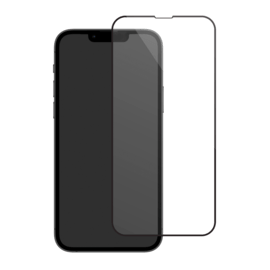 Protection d'&eacute;cran en verre tremp&eacute; (100% de surface couverte) pour Apple iPhone 13/ 13 Pro/ 14, Noir