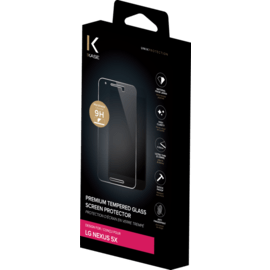 Protection d'&eacute;cran premium en verre tremp&eacute; pour LG Nexus 5X, Transparent