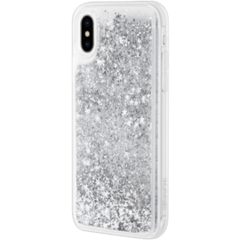 Case Bling Bling Hybrid Glitter Case for Apple iPhone X/XS, Galaxy Silver