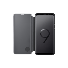Clear View cover avec fonction Stand Noir Galaxy S9