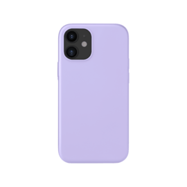 Coque antichoc en gel de silicone doux pour Apple iPhone 12 mini, Violet Lilas