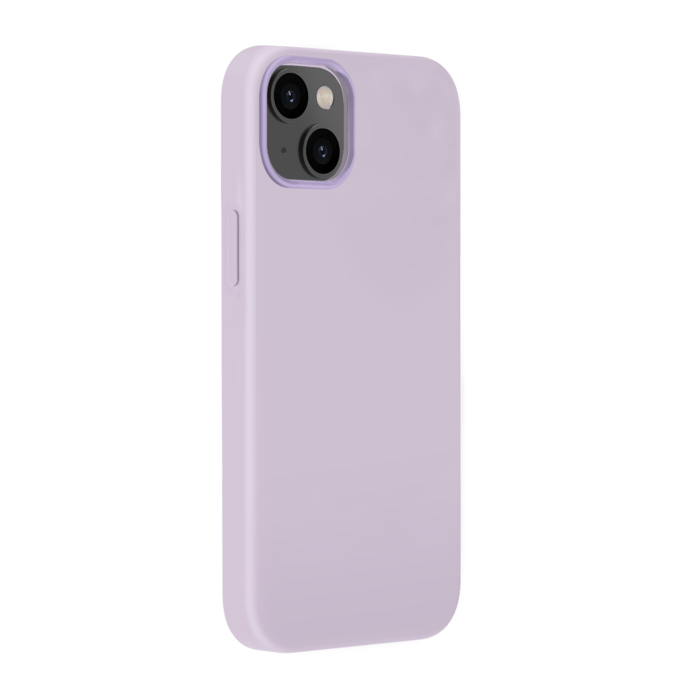Coque antichoc en gel de silicone doux pour Apple iPhone 14 Plus, Orchid&eacute;e Pastel