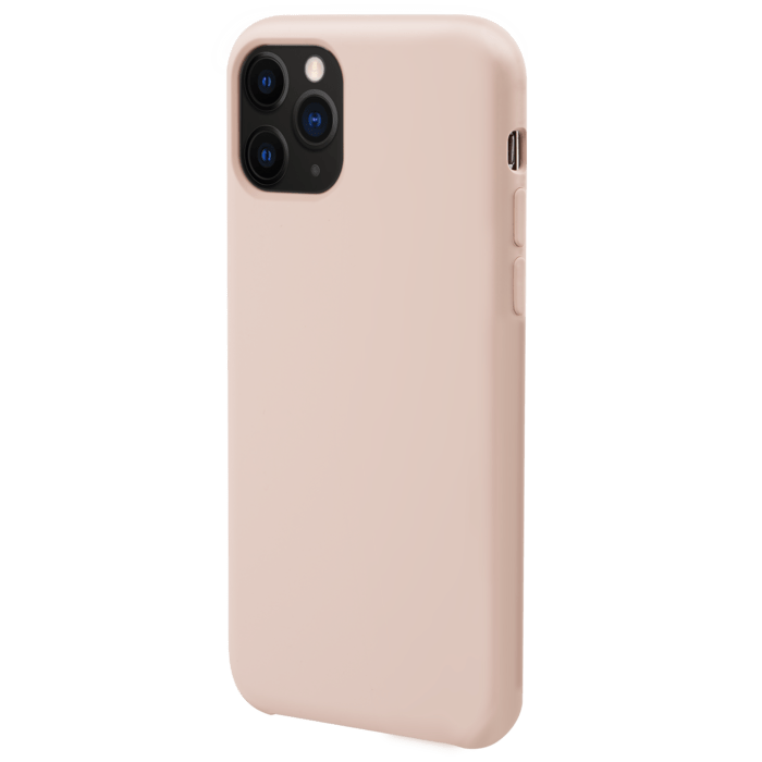 Coque en Gel de Silicone Doux pour Apple iPhone 11 Pro, Rose Sable