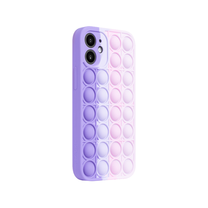 Coque Popping Bubble pour Apple iPhone 12 mini, Bleu Vert