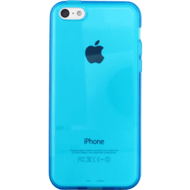 Coque silicone pour Apple iPhone 5c, Bleu