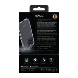 Coque Sport mesh pour Apple iPhone 15 Pro, Noir de jais