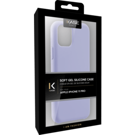 Coque en Gel de Silicone Doux pour Apple iPhone 11 Pro, Violet Lilas