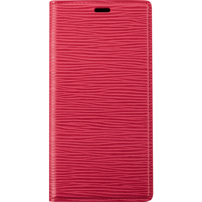 Diarycase 2.0 Etui à rabat en cuir véritable avec support magnétique pour Apple iPhone 11 Pro, Rouge Bordeaux