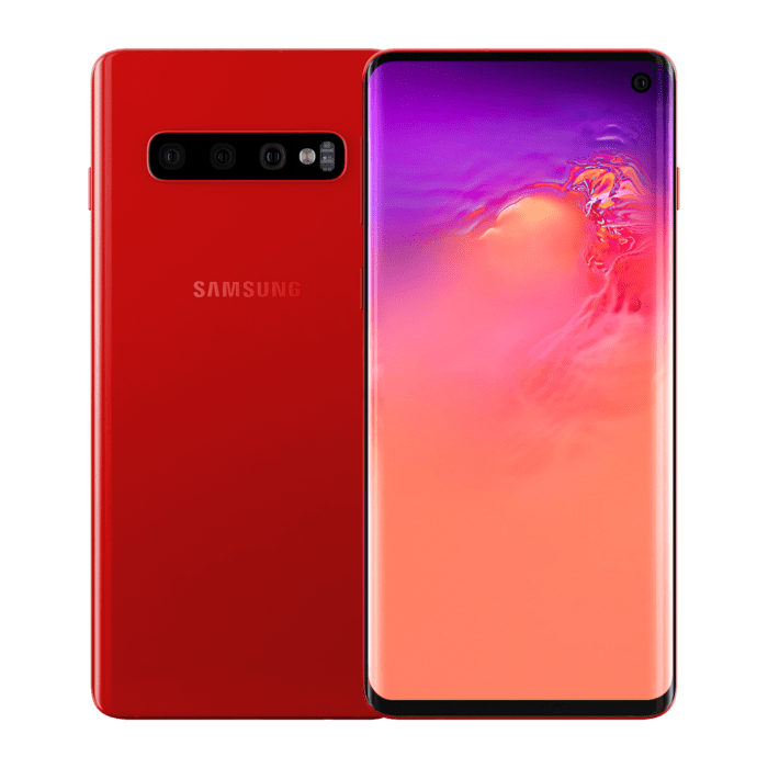 Galaxy S10 reconditionn&eacute; 128 Go, Rouge, d&eacute;bloqu&eacute;