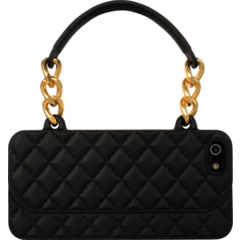 Case Case for Apple iPhone 5/5s/SE, silicone-padded Handbag, Black