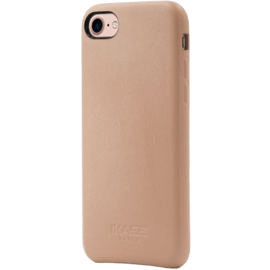 Case Handcrafted Genuine Leather Case for Apple iPhone 7, Pastel Pink