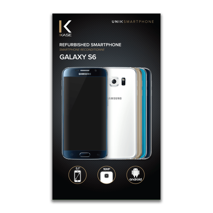 Galaxy S6 32 Go - Noir Cosmos - Grade Silver
