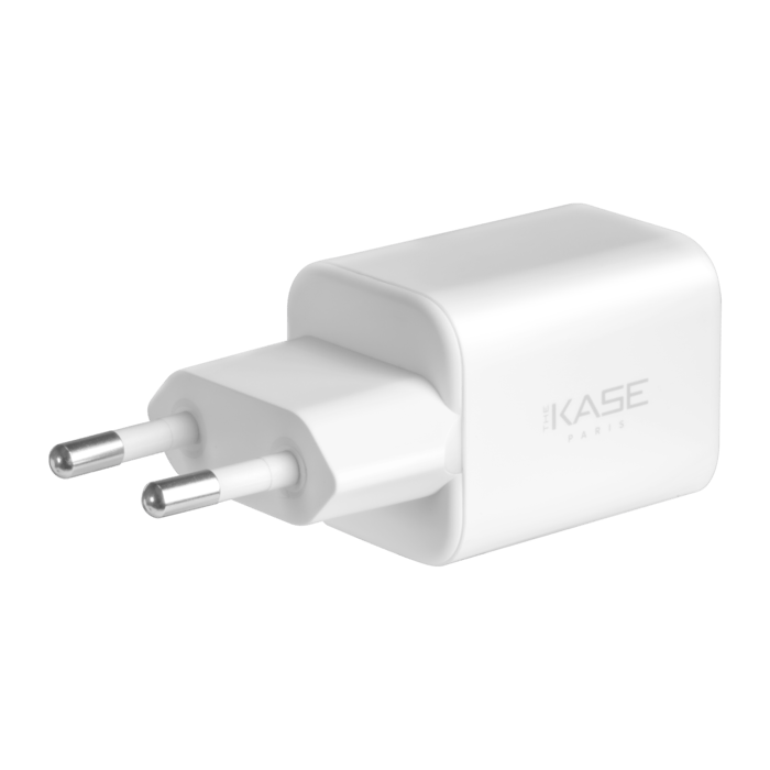 Chargeur mural double port GaN Supreme Power 33W (PPS), Blanc