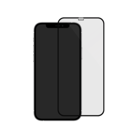 Protection d&rsquo;&eacute;cran antibact&eacute;rienne en verre tremp&eacute; ultra-r&eacute;sistant (100% de surface couverte) pour Apple iPhone 12 mini, Noir