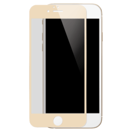 Pellicola protettiva completa di vetro temperato per iPhone 6/6s, oro