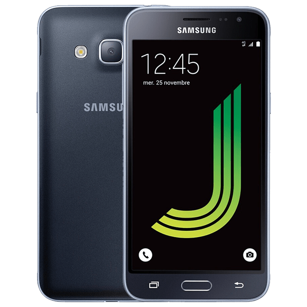 Galaxy J3 (2016) reconditionn&eacute; 16 Go, Noir, d&eacute;bloqu&eacute;