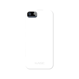 Coque clapet pour Apple iPhone 5/5s/SE, Vernis Blanc