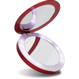 Case Kompakt Ayna G&uuml;&ccedil; Bankası 3000mAh, Hollywood Kırmızı