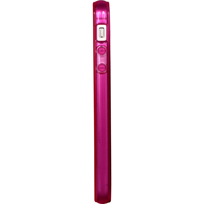 Custodia per Apple iPhone 5/5s/SE, silicone rosa trasparente