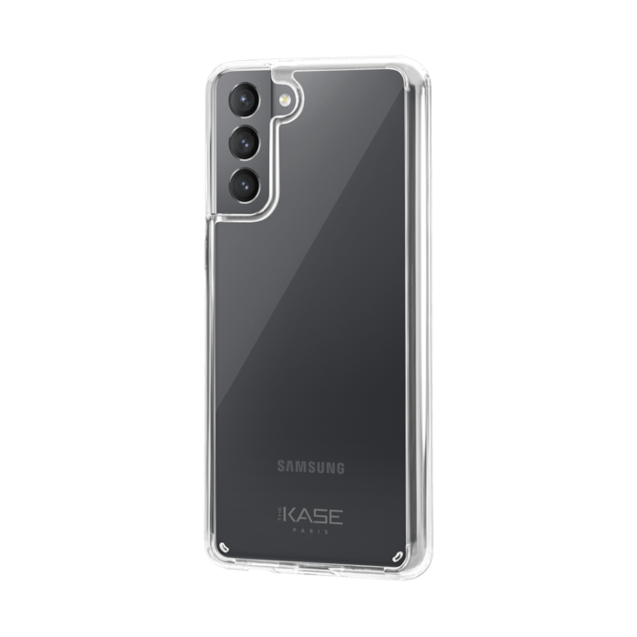 Coque hybride invisible pour Samsung Galaxy S21 5G, Transparente