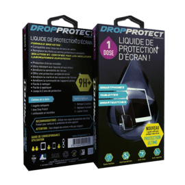 DropProtect Liquide de Protection d'&eacute;cran pour smartphones, tablettes et montres connect&eacute;es (1 dose)