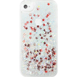 Bling Bling Coque Paillet&eacute;e pour Apple iPhone 4/4s, Etoile Argent&eacute;e