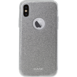 Case Sparkly Glitter Slim Case for Apple iPhone X, Silver