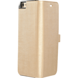 Coque clapet aimant&eacute;e avec pochette CB pour Apple iPhone 6 Plus/6s Plus, Dor&eacute;