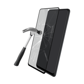 Protection d'écran en verre trempé (100% de surface couverte) pour Xiaomi 10T Lite, Noir