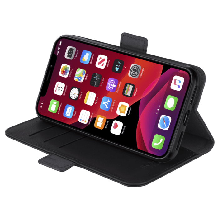 Robust 2-in-1 Magnetic Wallet & Case for Apple iPhone 11 Pro, Onyx Black