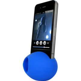 Case Egg Shaped Sound Amplifier for Apple iPhone 6/6s/7/8, Blue