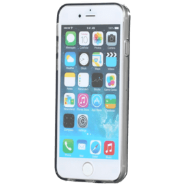 Case Coque silicone pour Apple iPhone 6/6s, Gris Transparent