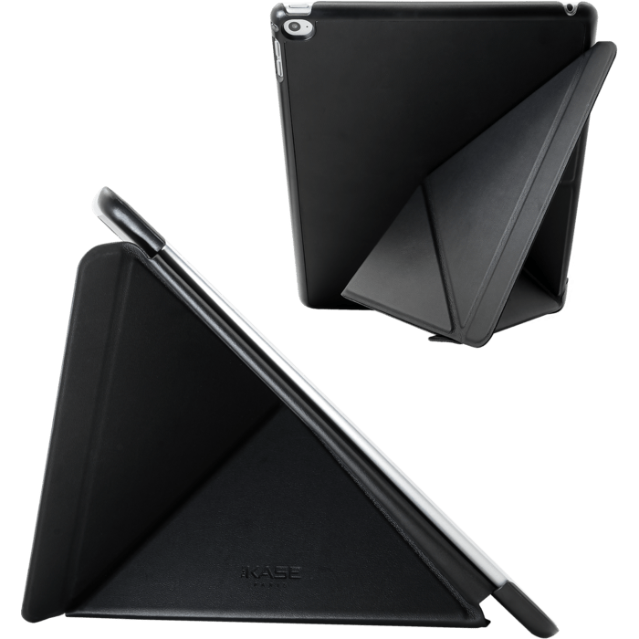 Origami Coque clapet Multi-position pliable pour Apple iPad Air 2, Noir Satin