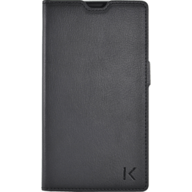 Coque clapet aimant&eacute;e avec pochette CB pour Sony Xperia T3, Noir