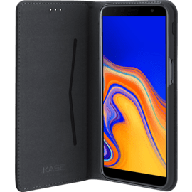 Case Folio Flip case with card slot & stand for Samsung Galaxy J6+ 2018, Black