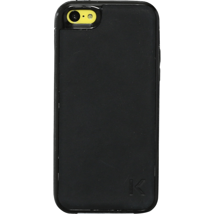 Coque silicone pour Apple iPhone 5C, Daim Noir