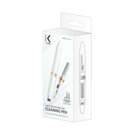 Stylo de nettoyage multifonction 4-en-1, Blanc Lumineux
