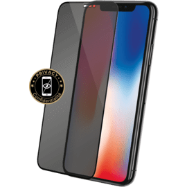 Case Full Coverage Privacy Tempered Glass Screen Protector for Apple iPhone XR/11, Black