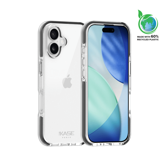 Coque Sport mesh pour 60% de plastique recycl&eacute; Apple iPhone 17, Noir