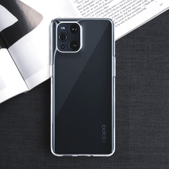 Coque Slim Invisible pour OPPO Find X3 Pro 1.2mm, Transparente