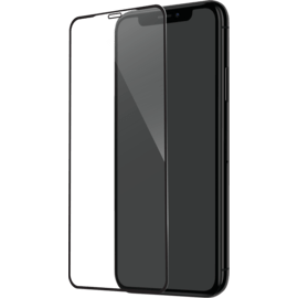 Case Full Coverage Tempered Glass Screen Protector for Apple iPhone XR, Black