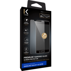 Premium Tempered Glass Screen Protector for Samsung Galaxy A3(2016), Transparent