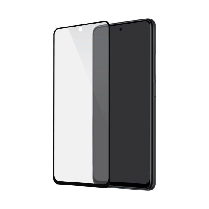 Protection d'écran en verre trempé (100% de surface couverte) pour Xiaomi 10T Lite, Noir