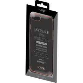 &Eacute;tui m&eacute;tallique invisible pour Apple iPhone 6/6s/7/8/SE 2020, rose