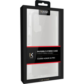 Coque hybride invisible pour Huawei 20 Pro, Transparent
