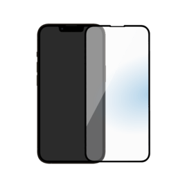 Protection d&rsquo;&eacute;cran antibact&eacute;rienne en verre tremp&eacute; ultra-r&eacute;sistant (100% de surface couverte) pour Apple iPhone 13 mini, Noir
