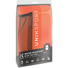Sac de sport r&eacute;sistant &agrave; l&rsquo;eau (10L), Orange Vif