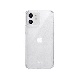 Coque hybride &eacute;tincelante invisible pour iPhone Apple  12 mini, Transparente