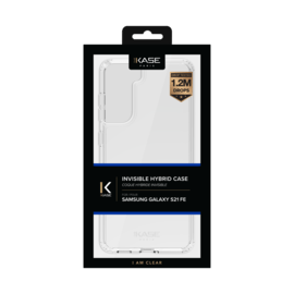 Coque hybride invisible pour Samsung Galaxy S21 FE 5G, Transparent